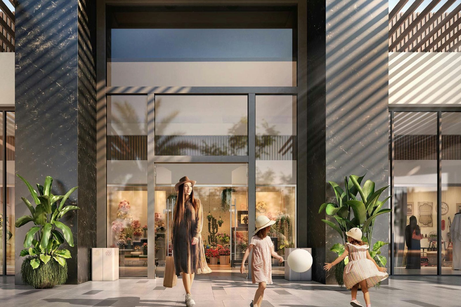 Community gardens and green spaces promoting urban farming in The Sustainable City