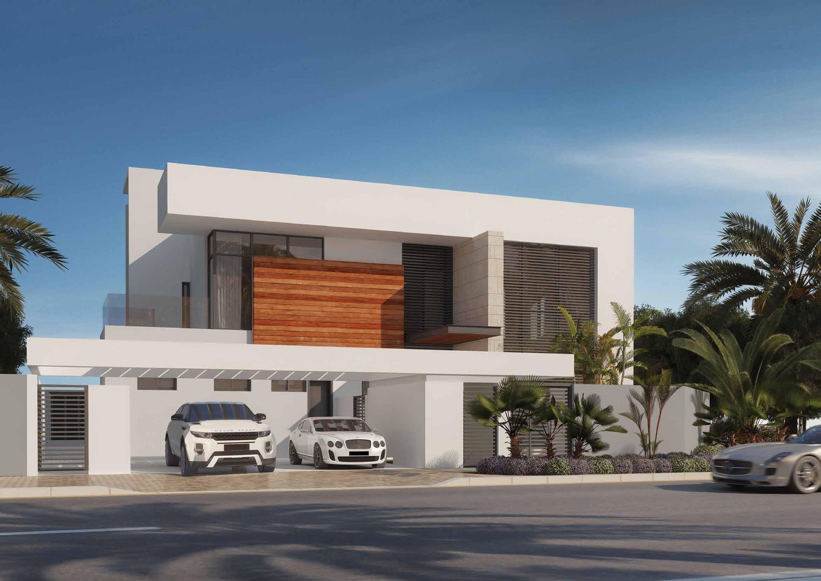 Smart home enabled villa in West Yas with private garden, terrace, and two car garage